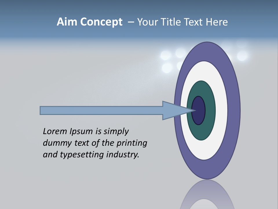 Hockey Power Relaxation PowerPoint Template