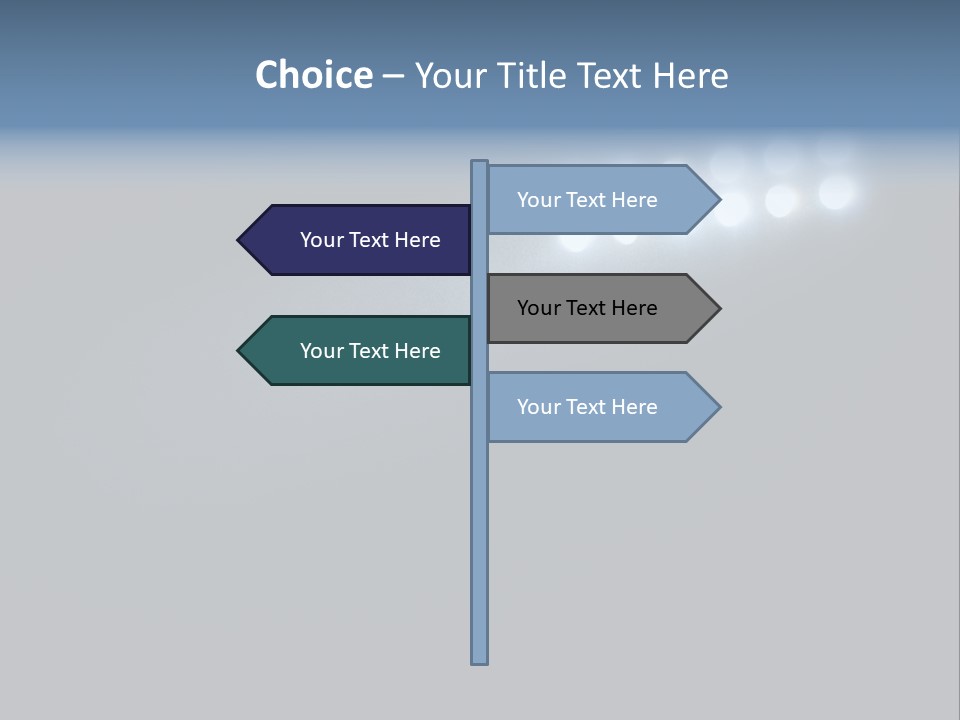 Hockey Power Relaxation PowerPoint Template