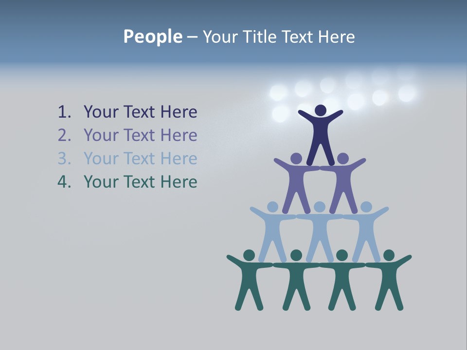 Hockey Power Relaxation PowerPoint Template