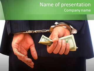 Prisoner Office Illegal PowerPoint Template