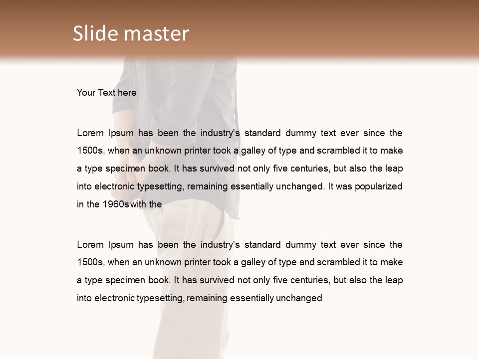 Suit Copy Masculine PowerPoint Template