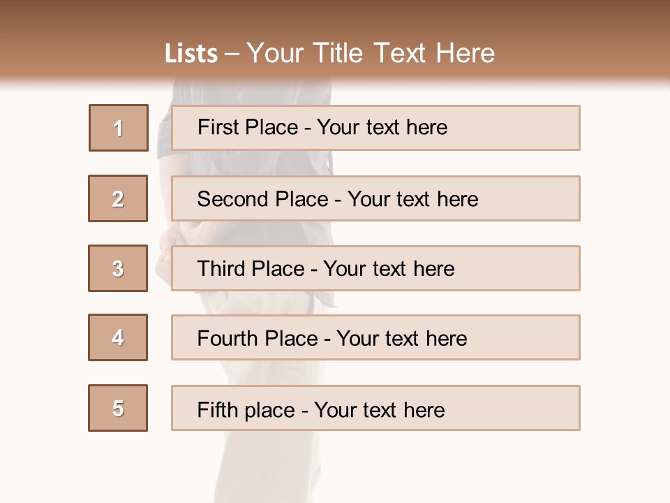 Suit Copy Masculine PowerPoint Template