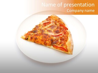 Eating Cuisine Object PowerPoint Template