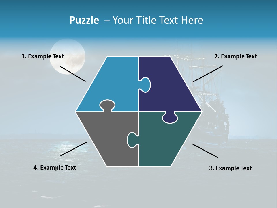 Marine Dark Ghost PowerPoint Template