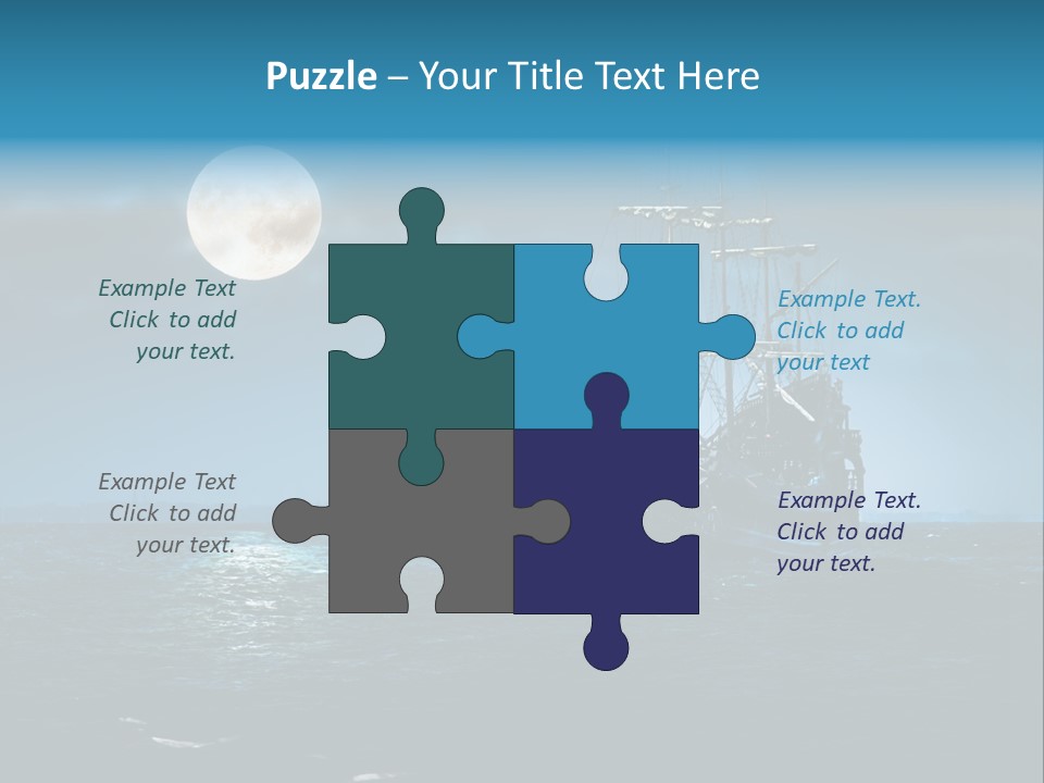 Marine Dark Ghost PowerPoint Template