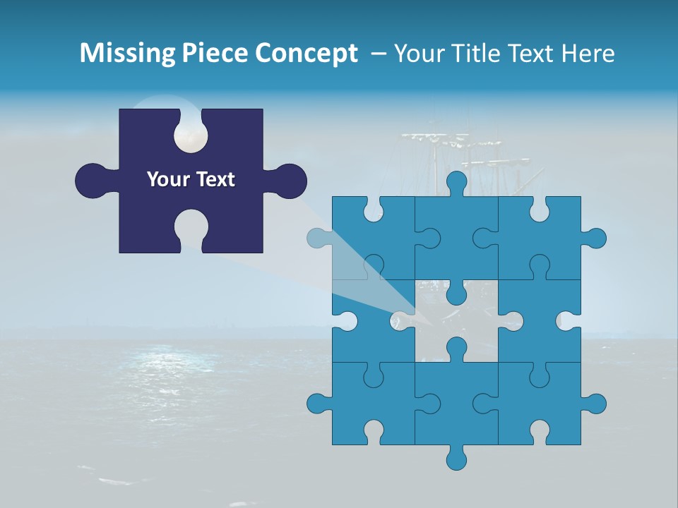 Marine Dark Ghost PowerPoint Template