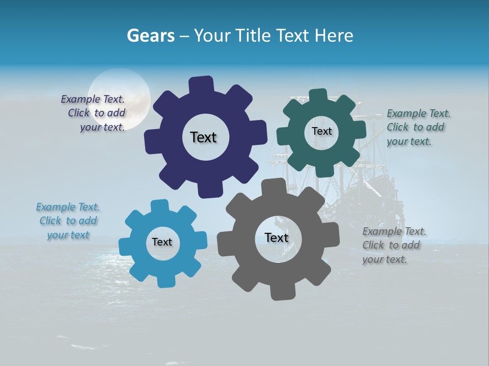 Marine Dark Ghost PowerPoint Template