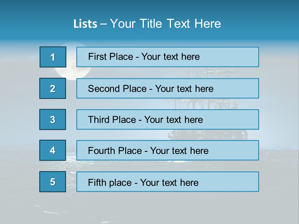 Marine Dark Ghost PowerPoint Template