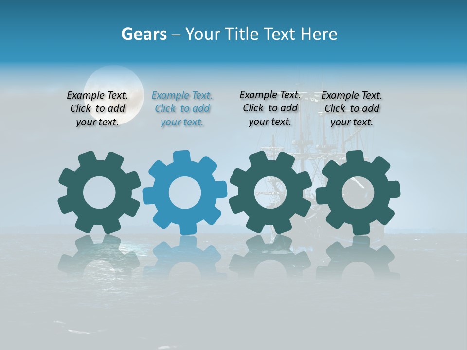 Marine Dark Ghost PowerPoint Template