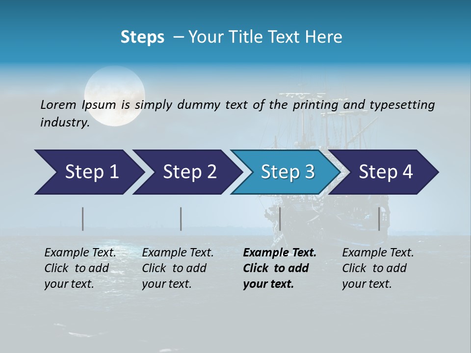 Marine Dark Ghost PowerPoint Template