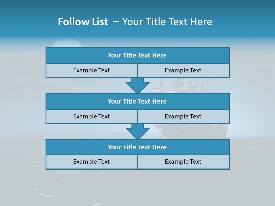 Marine Dark Ghost PowerPoint Template