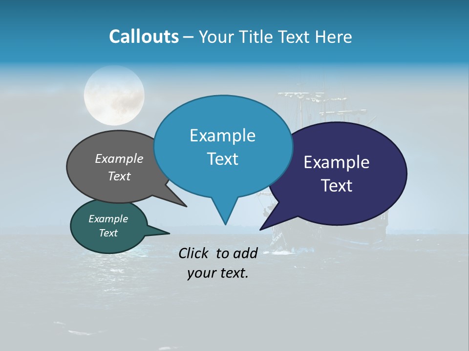 Marine Dark Ghost PowerPoint Template