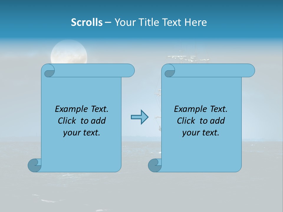 Marine Dark Ghost PowerPoint Template