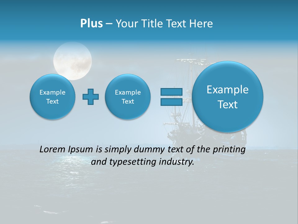 Marine Dark Ghost PowerPoint Template