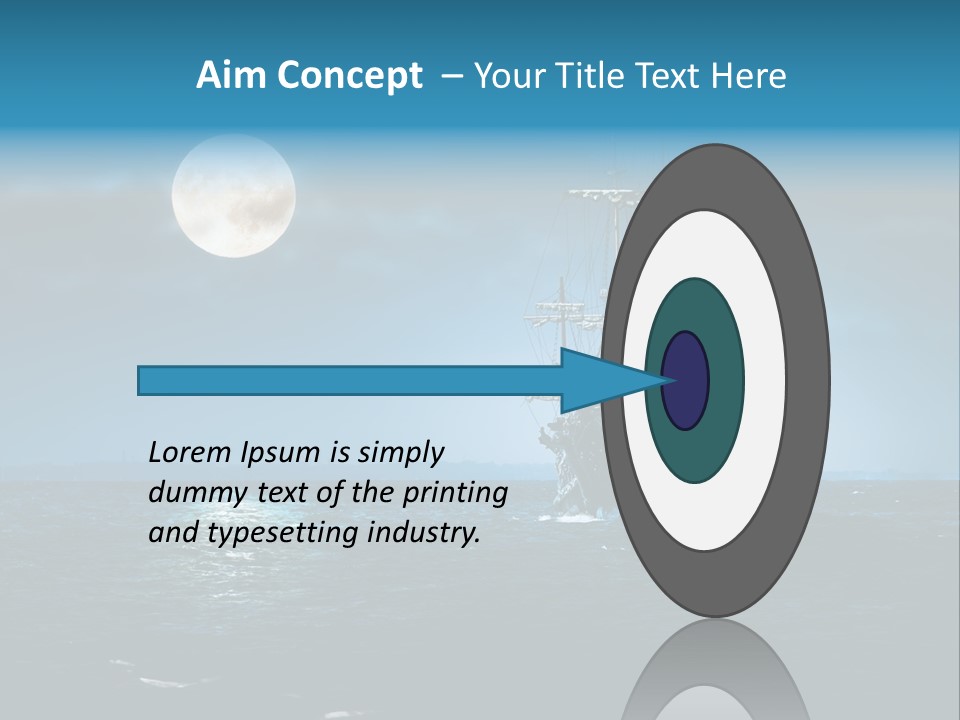 Marine Dark Ghost PowerPoint Template