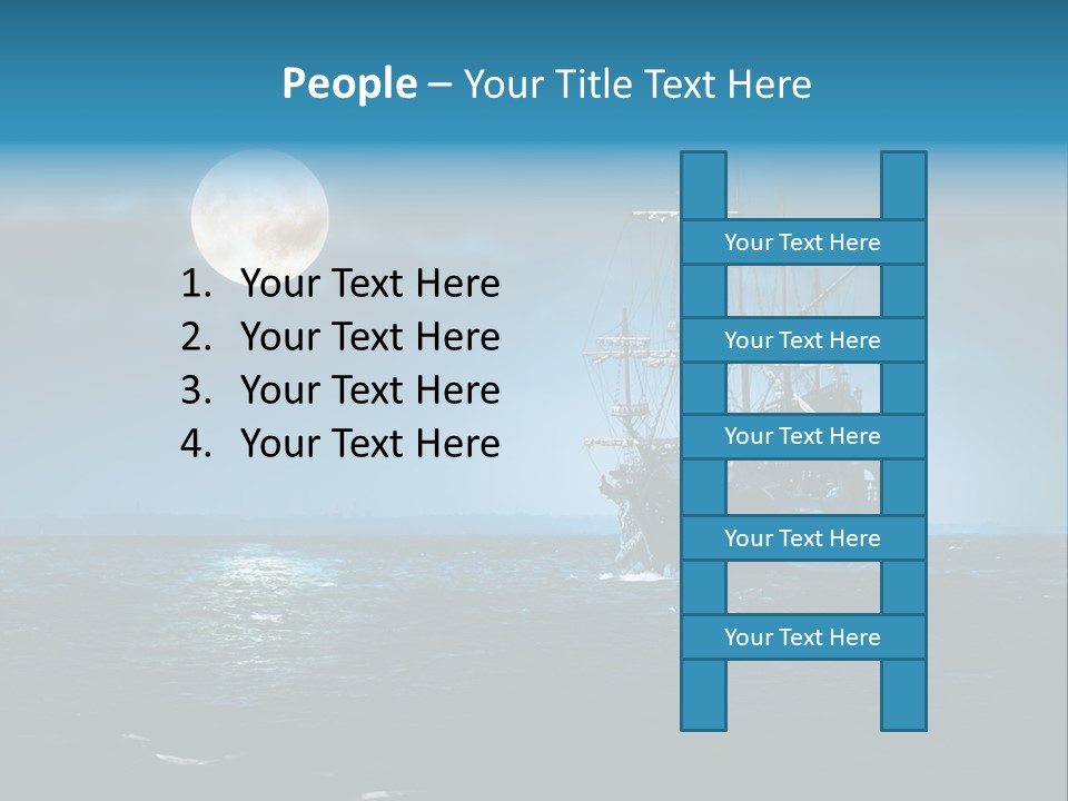 Marine Dark Ghost PowerPoint Template