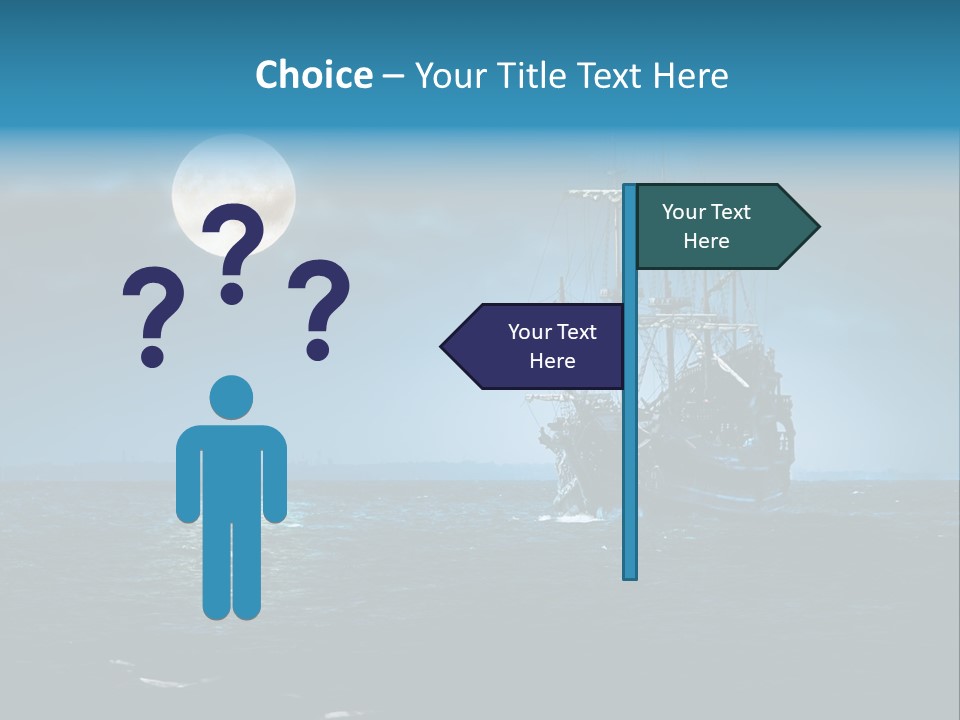 Marine Dark Ghost PowerPoint Template