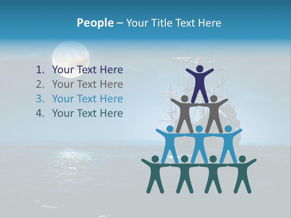 Marine Dark Ghost PowerPoint Template