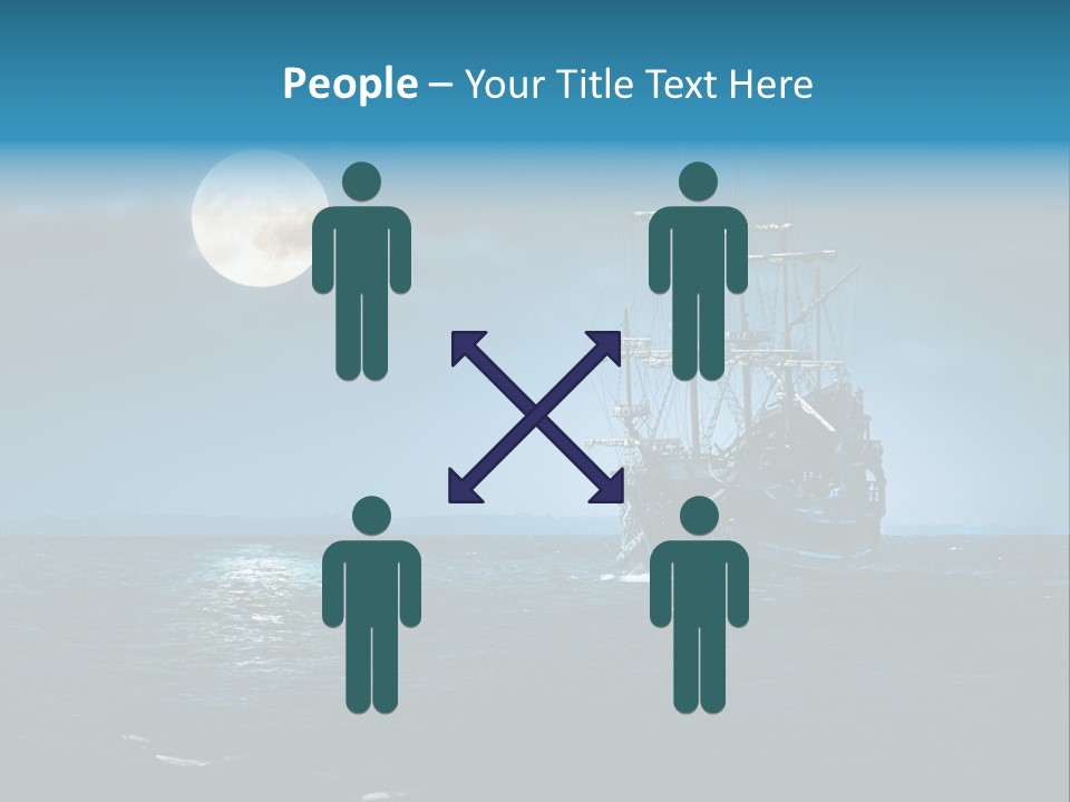 Marine Dark Ghost PowerPoint Template