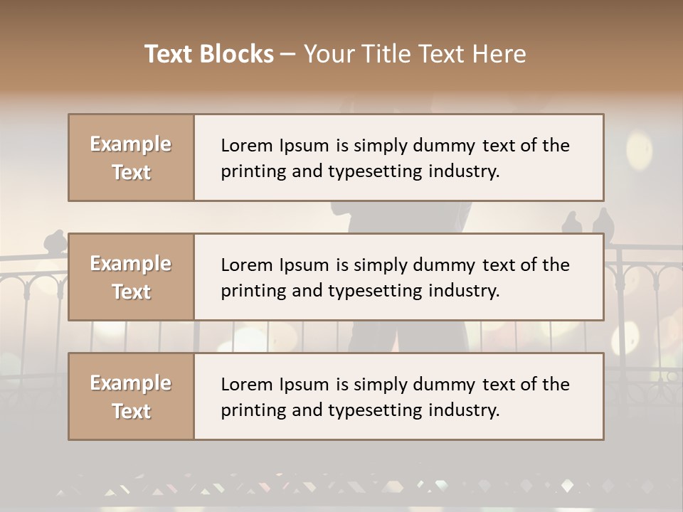 City Young Autumnal PowerPoint Template