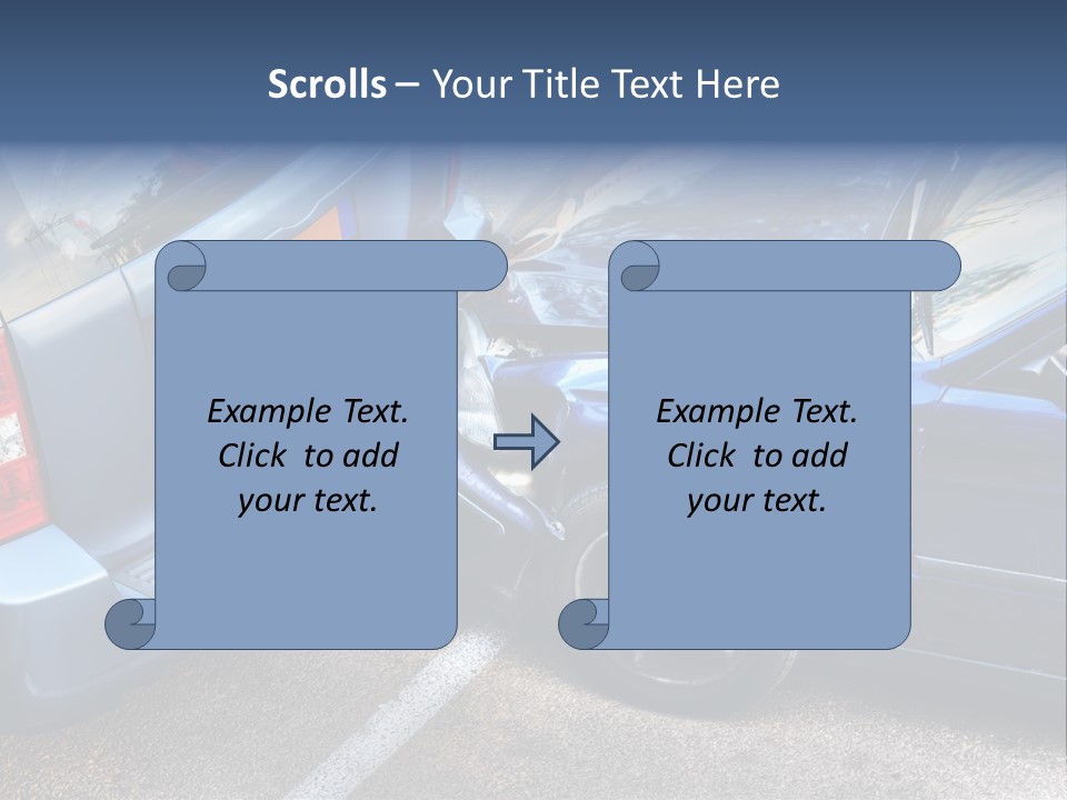 Dangerous Scrap Danger PowerPoint Template