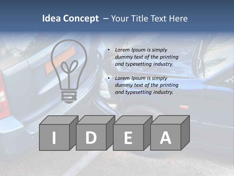 Dangerous Scrap Danger PowerPoint Template