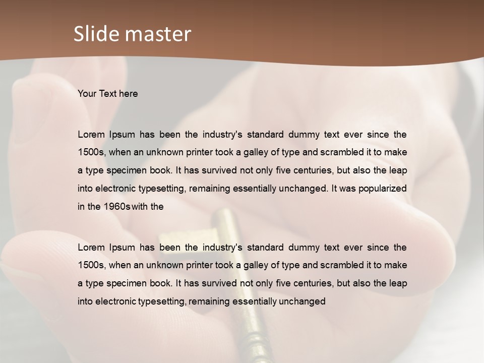 Estate Concept Trade PowerPoint Template