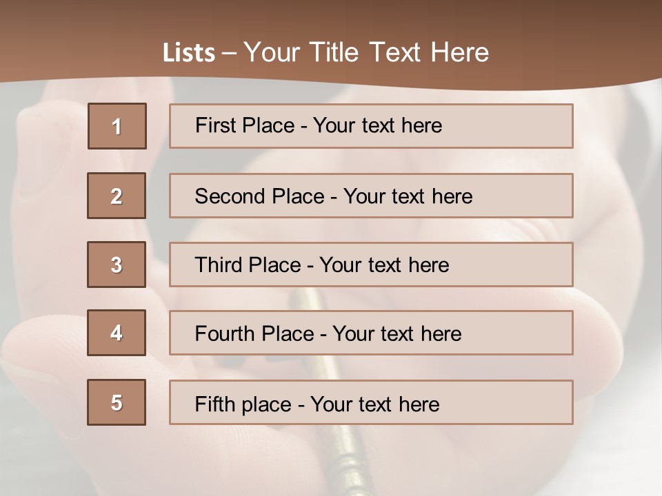 Estate Concept Trade PowerPoint Template
