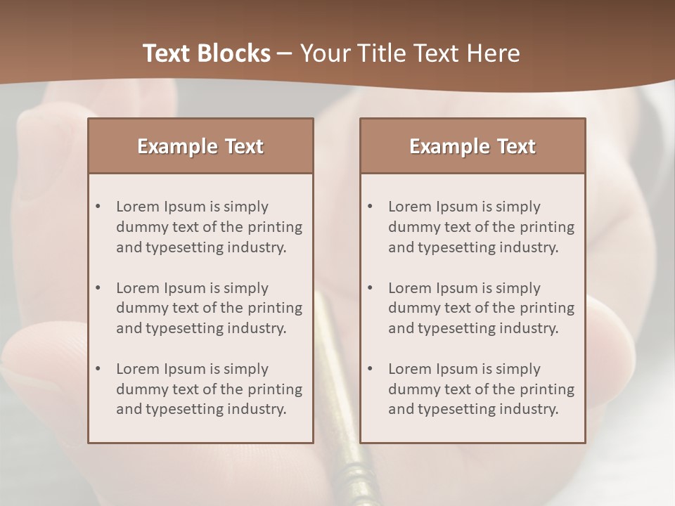 Estate Concept Trade PowerPoint Template