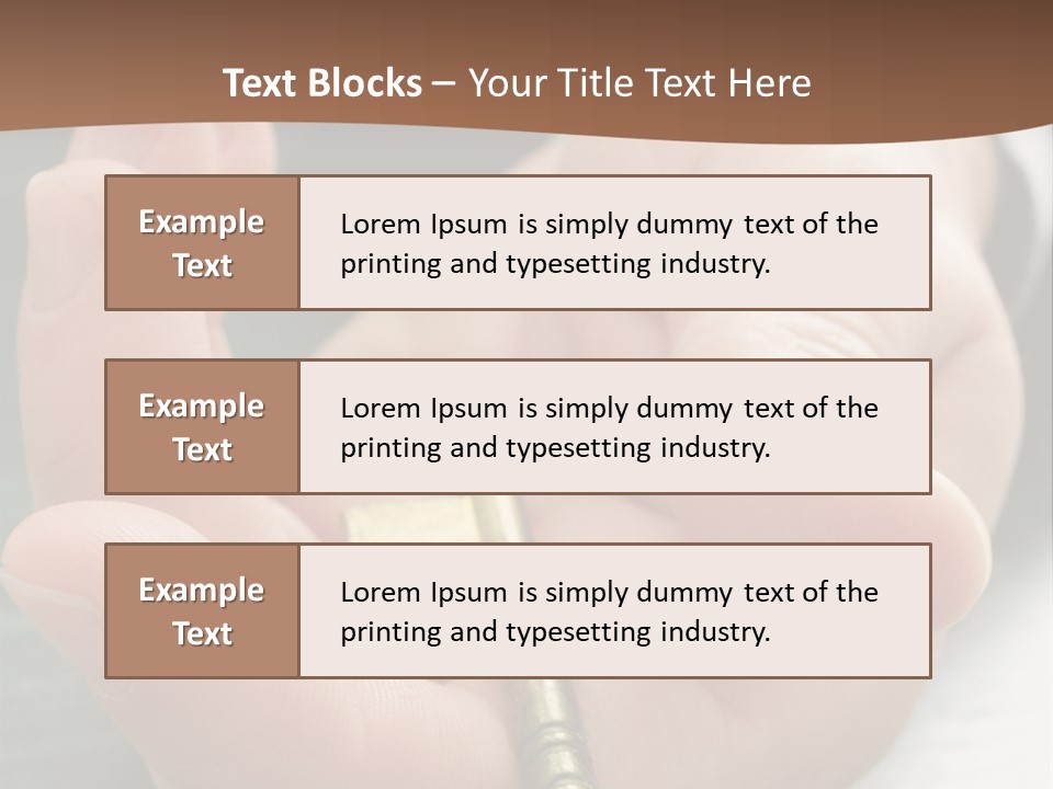 Estate Concept Trade PowerPoint Template