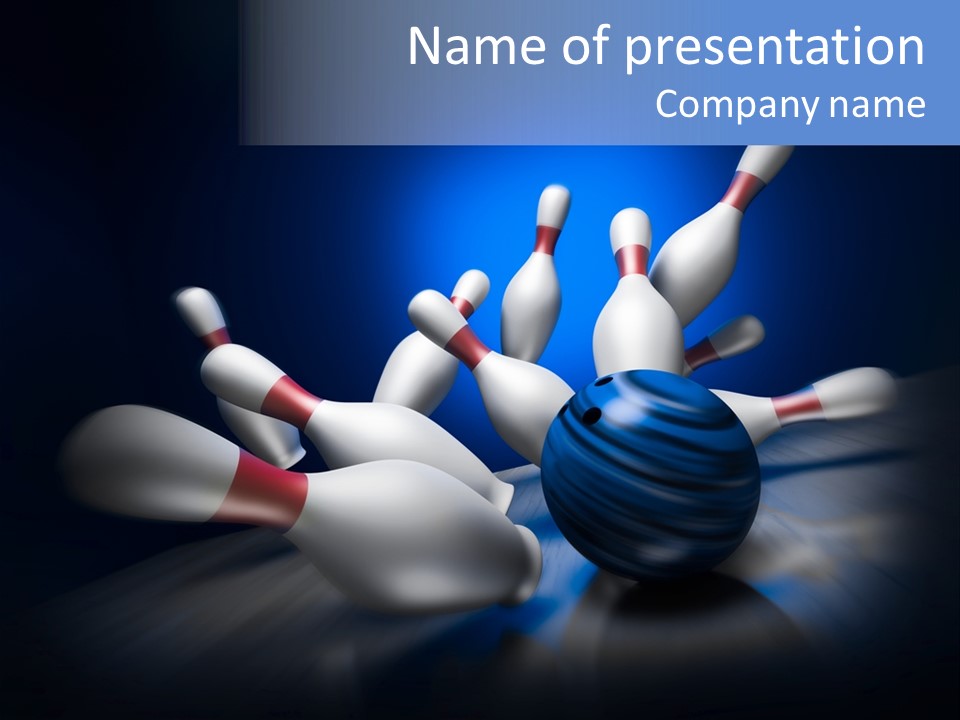 Competition Recreational Ten PowerPoint Template