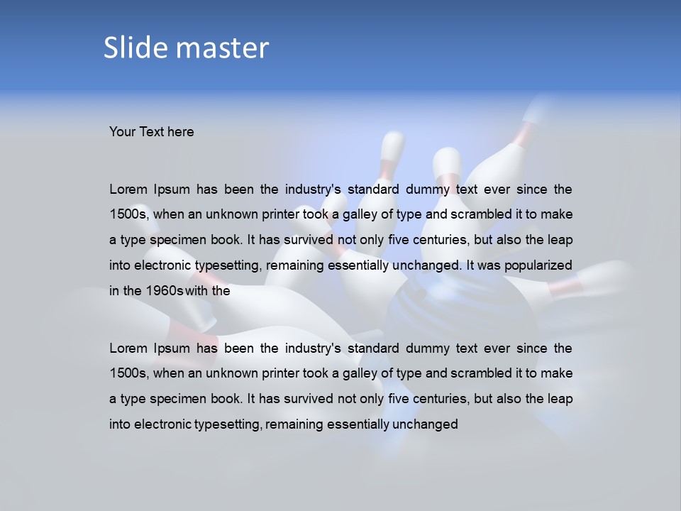 Competition Recreational Ten PowerPoint Template