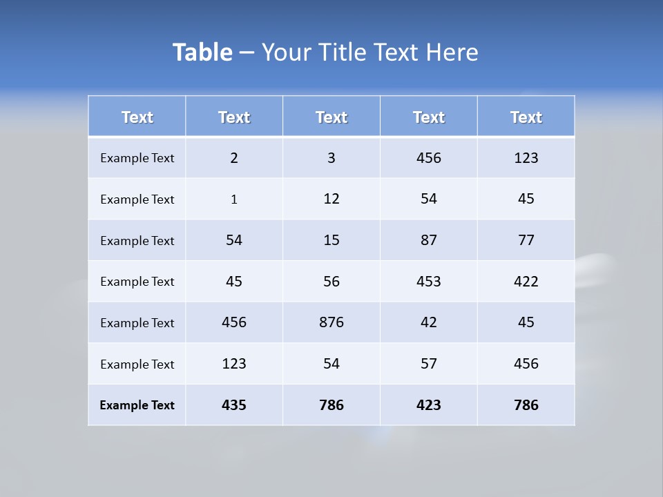 Competition Recreational Ten PowerPoint Template