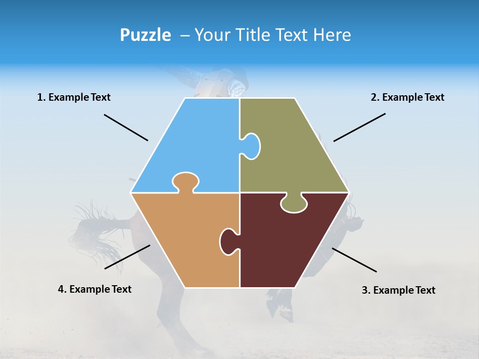 Horse Male Action PowerPoint Template