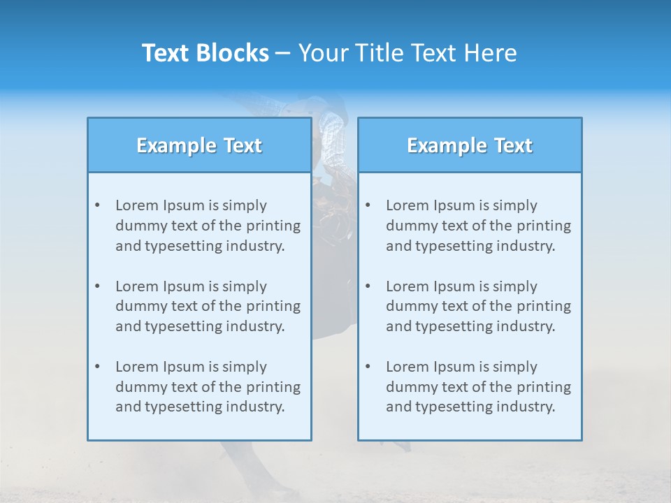 Horse Male Action PowerPoint Template