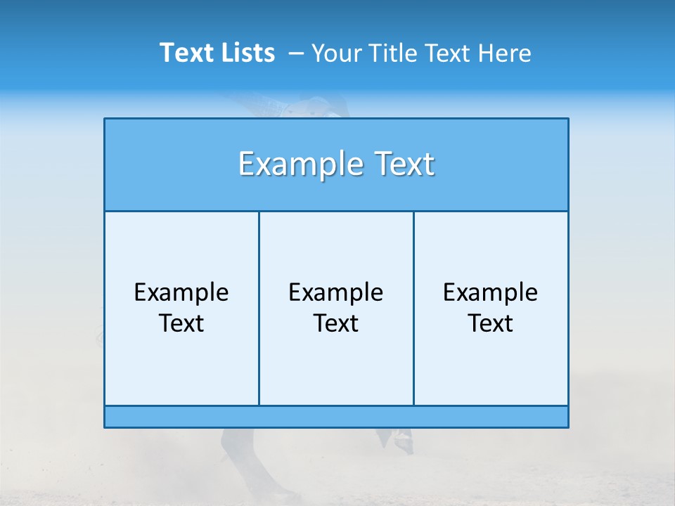 Horse Male Action PowerPoint Template