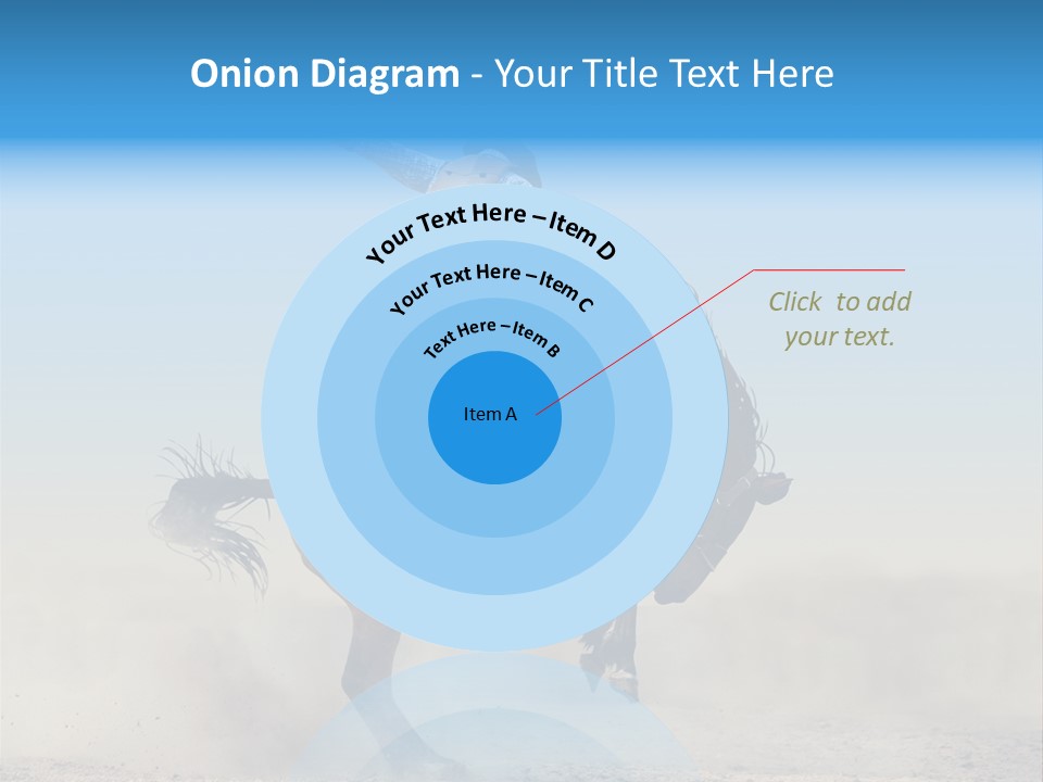 Horse Male Action PowerPoint Template