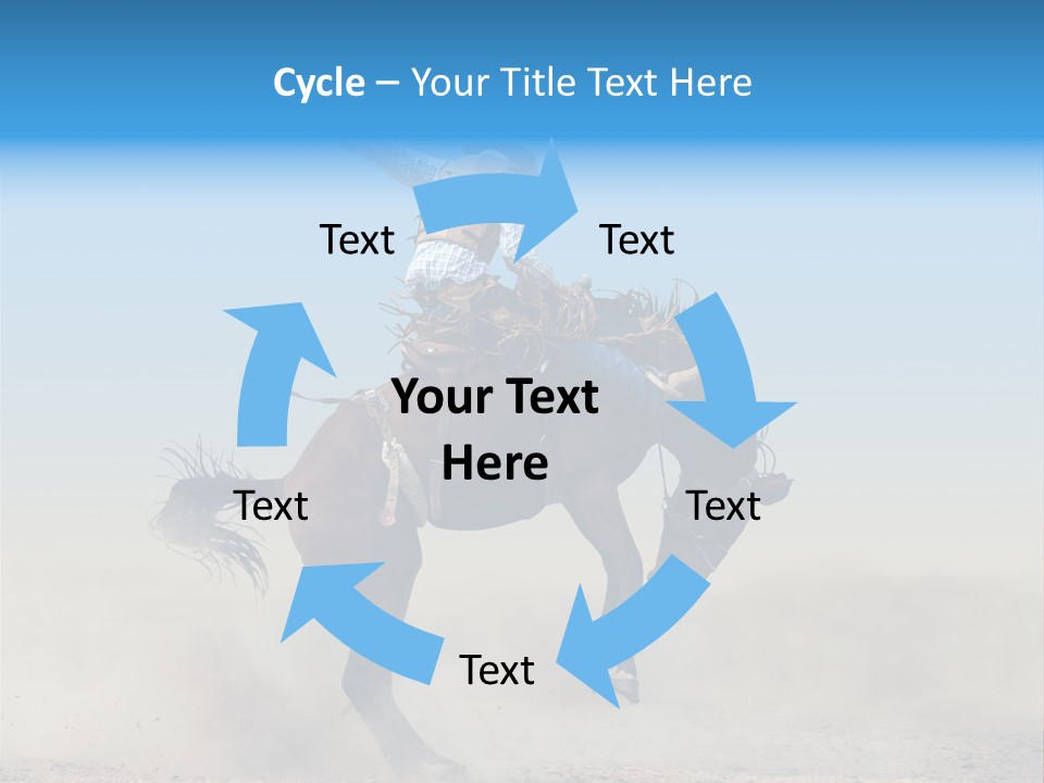 Horse Male Action PowerPoint Template