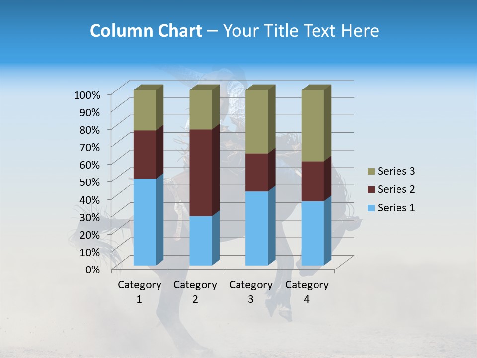 Horse Male Action PowerPoint Template