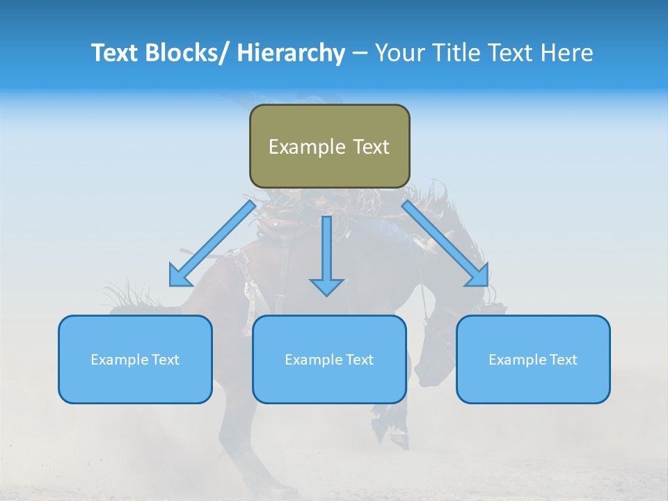 Horse Male Action PowerPoint Template