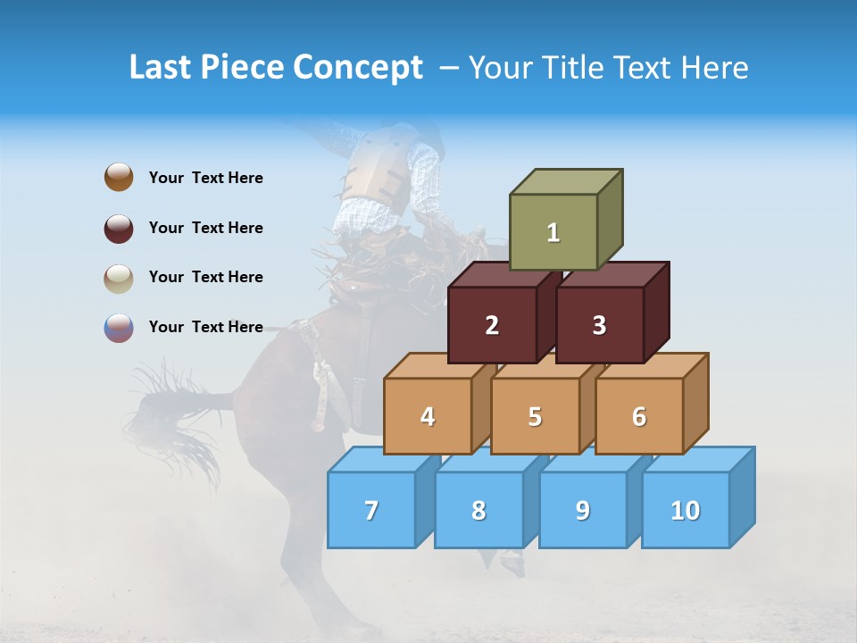 Horse Male Action PowerPoint Template