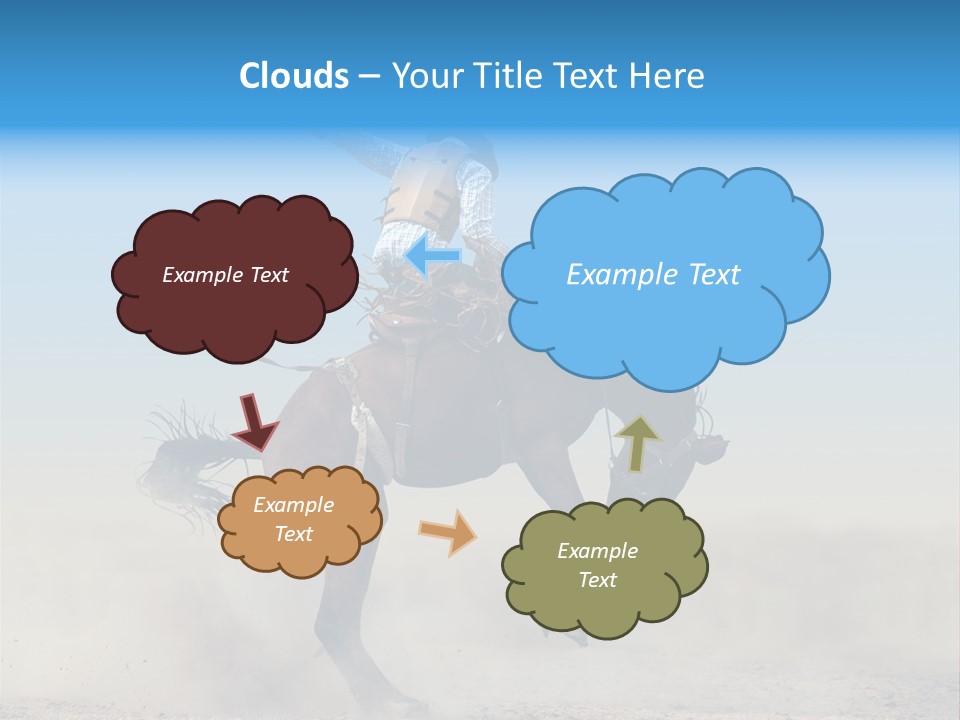 Horse Male Action PowerPoint Template