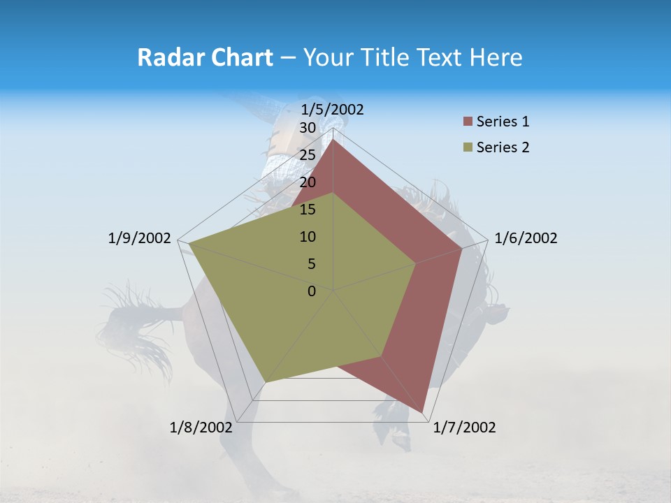 Horse Male Action PowerPoint Template
