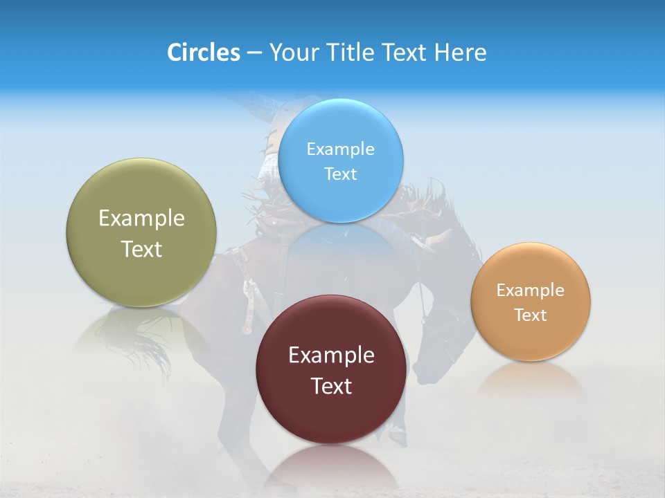 Horse Male Action PowerPoint Template