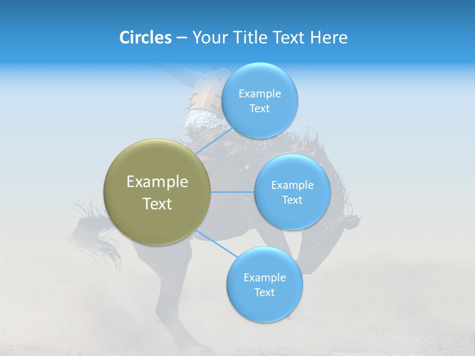 Horse Male Action PowerPoint Template