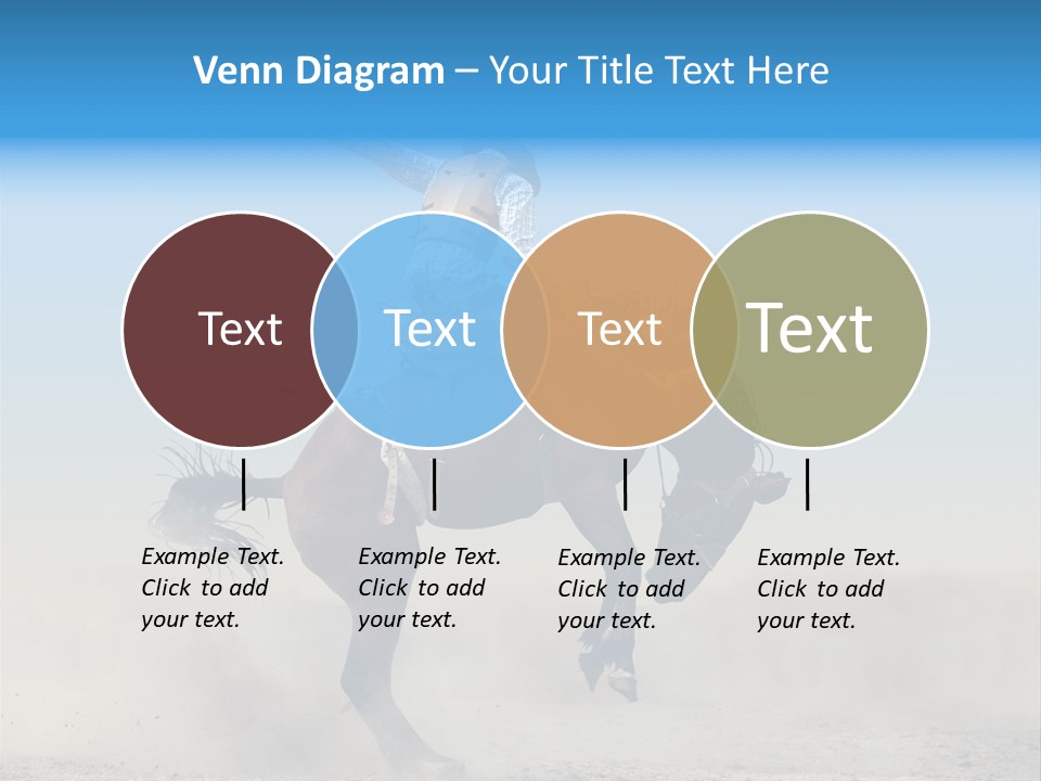 Horse Male Action PowerPoint Template