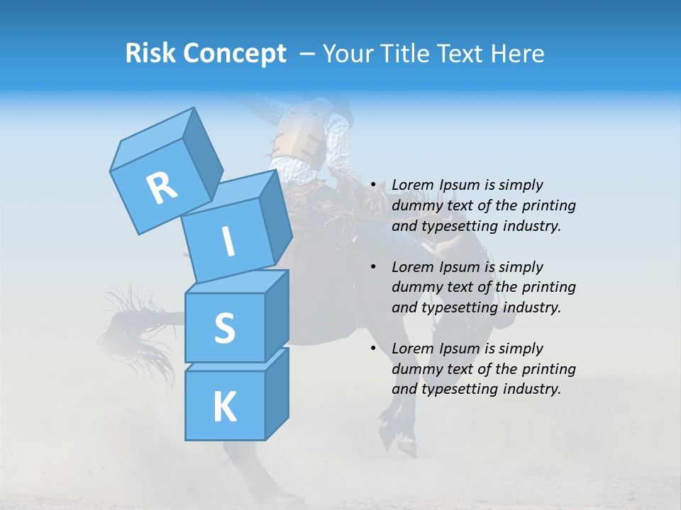 Horse Male Action PowerPoint Template