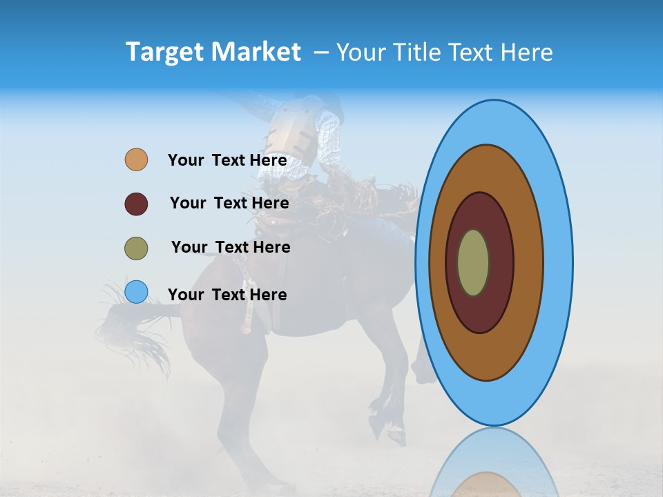 Horse Male Action PowerPoint Template