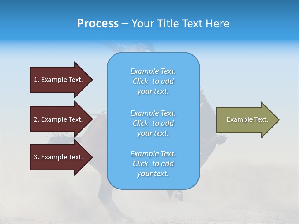 Horse Male Action PowerPoint Template