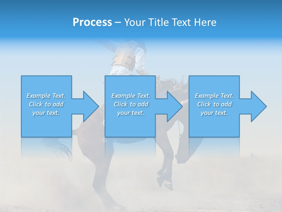 Horse Male Action PowerPoint Template